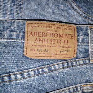 Abercrombie and Fitch women's jeans, contrasting leg detail